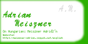 adrian meiszner business card